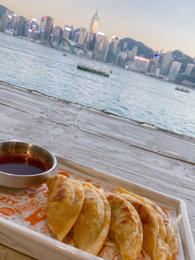 可以睇到維港海景嘅韓國菜