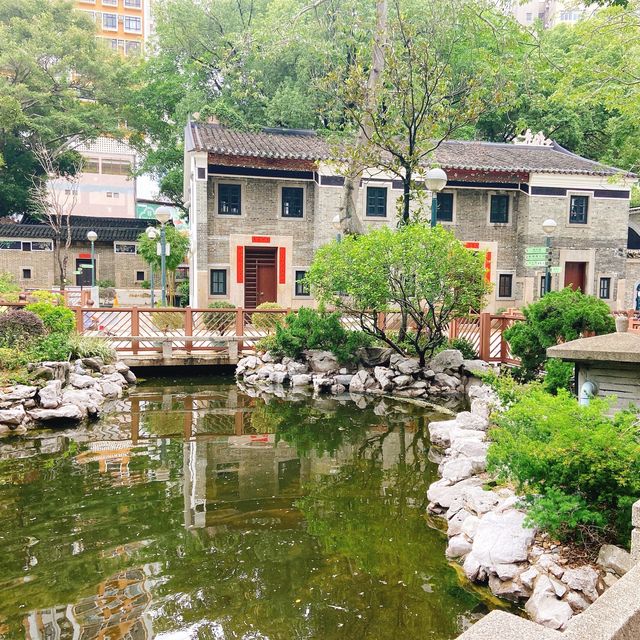 中式園林公園·兒童遊樂場📍荃灣
