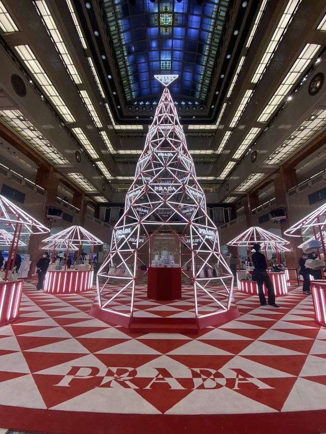 【東京/日本橋】日本橋三越、PRADAツリーの下で生演奏を聴く🎄✨