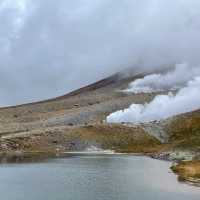 北海道　旭岳の噴気孔
