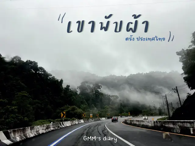 ชมสายหมอกยามเช้า ที่ “ เขาพับผ้า “