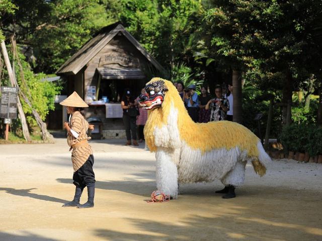 오키나와 류큐무라 에이사 공연