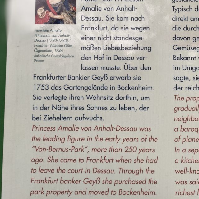Bernus Park and its History 