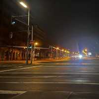 Night walk and photography in Berlin