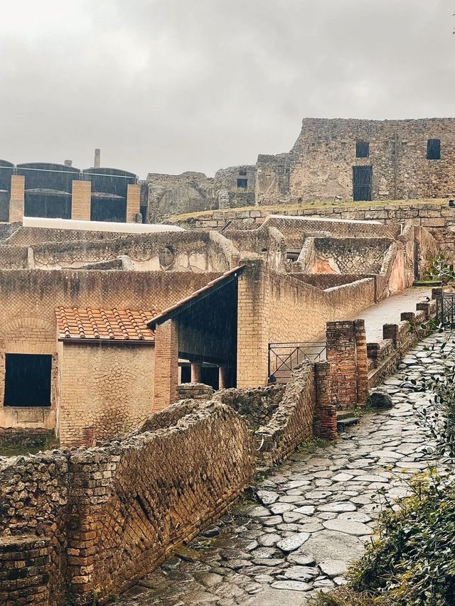 Italy's Pompeii, located at the foot of Mount Vesuvius in Naples.