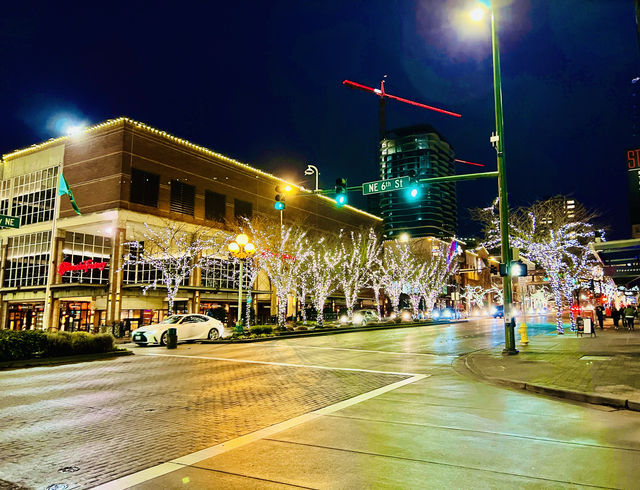 Seattle Bellevue is just at the dimly lit place.