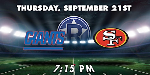 NFL Giants vs 49ers - Football Watch Party (Thursday) (Frisco) | The Revel Patio Grill