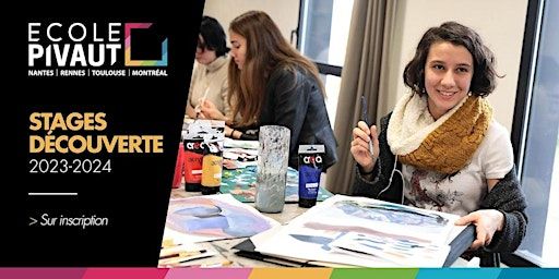 Stage découverte Illustration - École PIVAUT Nantes | 26 Rue Henri Cochard