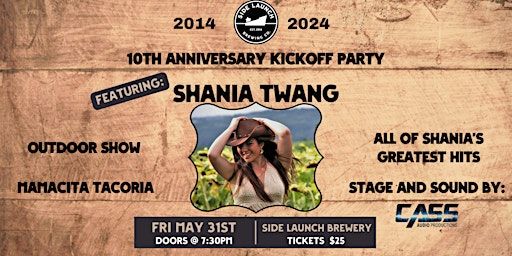 Shania Twang: A Tribute to Shania Twain! | Side Launch Brewing Company Inc.