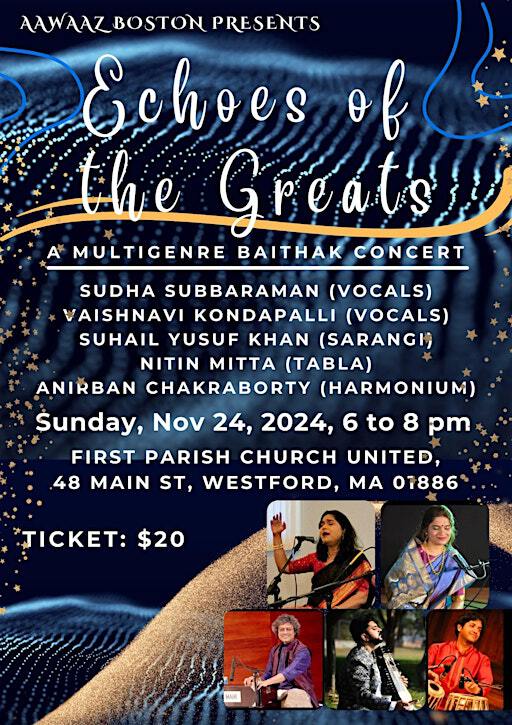 Echoes of the Greats | First Parish Church United