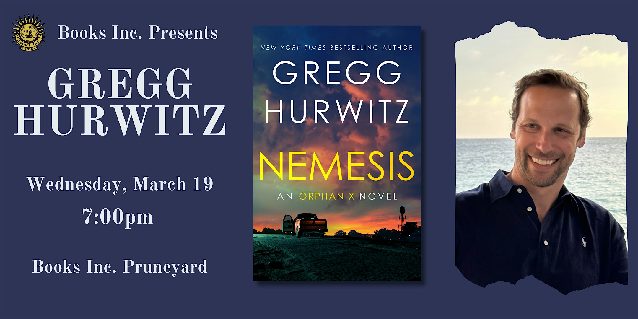 GREGG HURWITZ at Books Inc. Pruneyard | Books Inc.