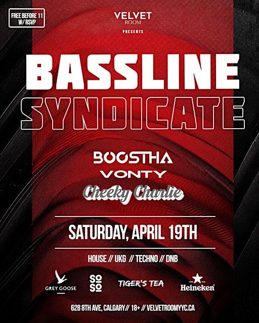 BASSLINE SYNDICATE | Velvet Room YYC