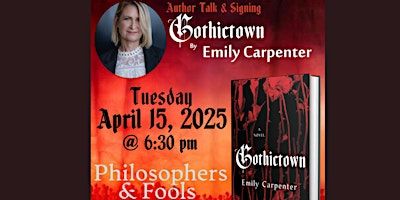 Author Talk with Emily Carpenter @ Philosophers & Fools | Philosophers & Fools