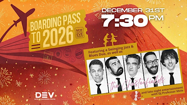 Boarding Pass to 2026 at the DEV hotel and Conference Centre | 1950 Montreal Rd