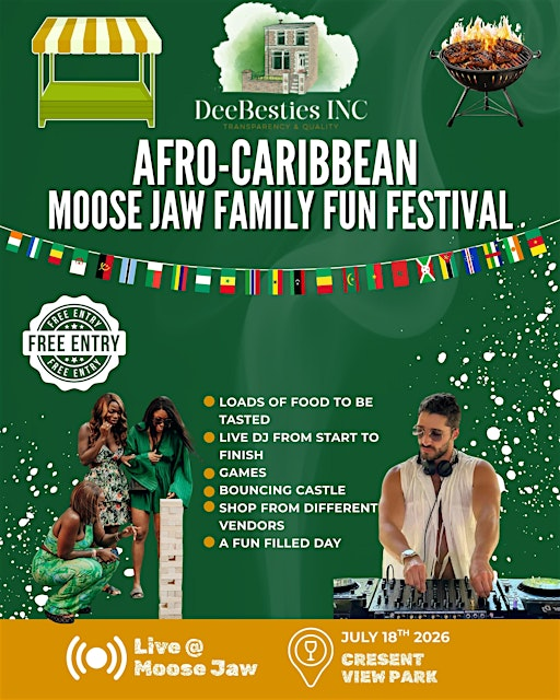 AFRO-CARIBBEAN MOOSE JAW FAMILY FUN FESTIVAL | Crescent Park playground