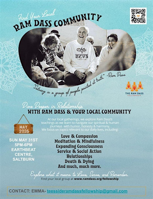 First Teesside Gathering/ Satsang/ Sangha for Ram Dass | Earthbeat Centre