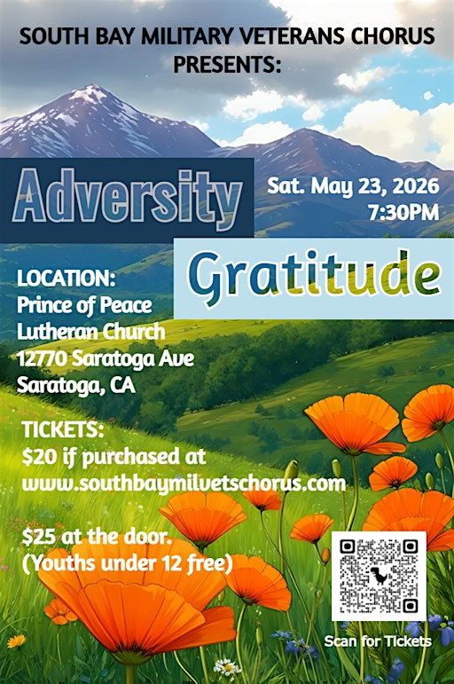 Adversity and Gratitude: A Concert Presented by South Bay Veterans Chorus | Prince of Peace Lutheran Church