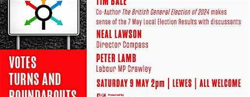 Votes, Turns and Roundabouts | Lewes Town Hall, Fisher Street, Lewes BN7 2QS
