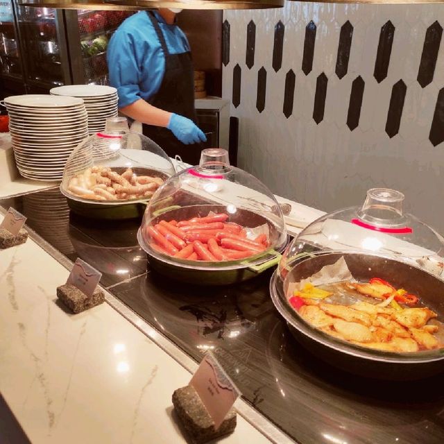 可一不可再既自助早餐