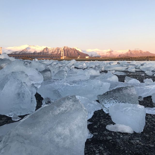 冰島閃亮亮的鑽石沙灘Diamond Beach