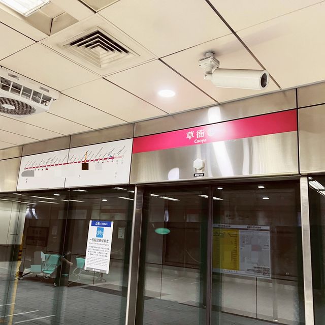 一出站就能逛街買東西｜草衙捷運站｜假日的好去處喔 