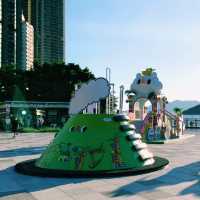［藝術裝置X日落海景］卑路乍灣海濱長廊