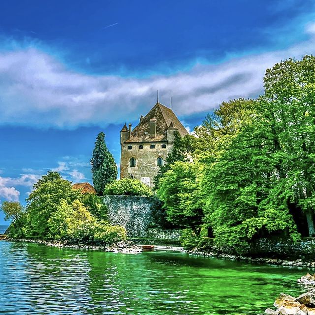 Beautiful Yvoire, France