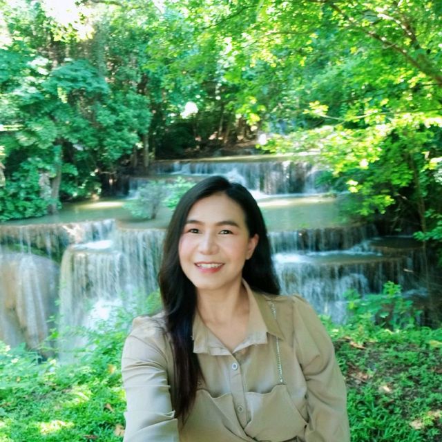 น้ำตกห้วยแม่ขมิ้น ที่เที่ยวเมืองกาญ,🌸