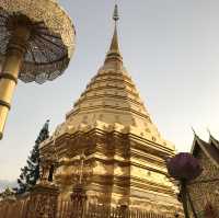 Grand and Holy temple at Doi Suthep 