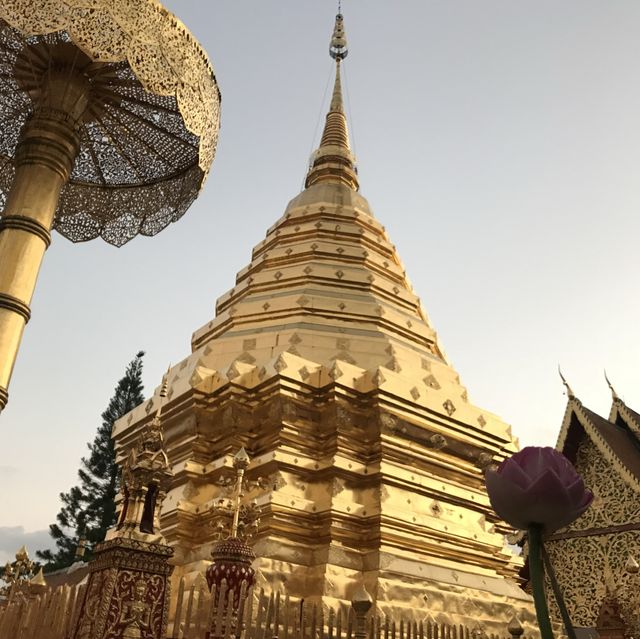 Grand and Holy temple at Doi Suthep 