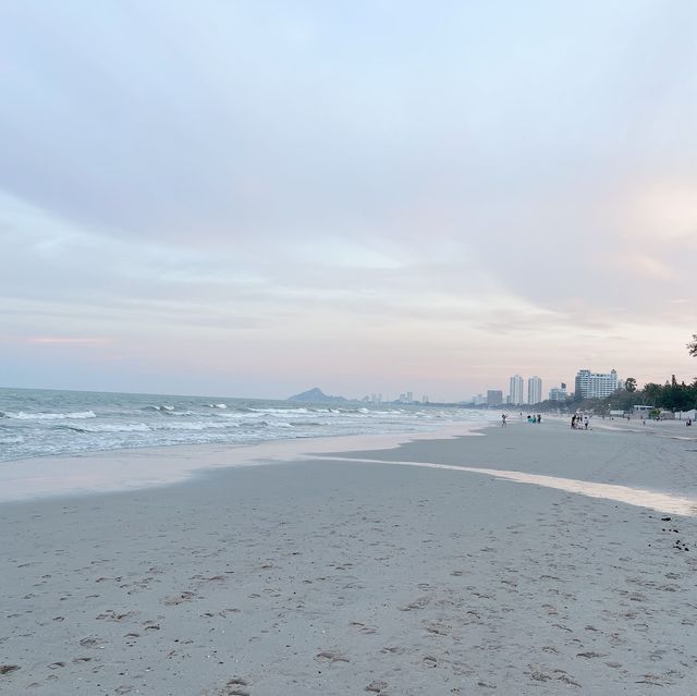  พาเที่ยวชายหาดหัวหิน ตอนเย็นๆ 📸🏖🧸