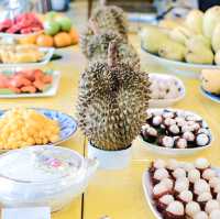 บุฟเฟ่ต์ทุเรียนภูเขาไฟแบบไม่อั้น