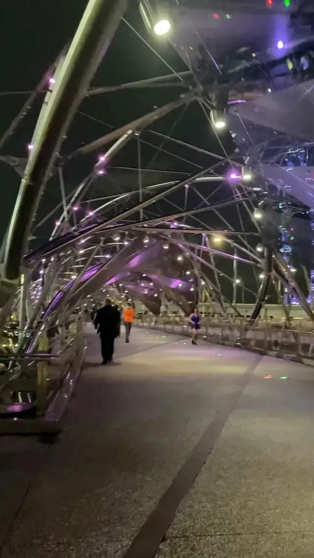 Helix Bridge at Night 🌉 