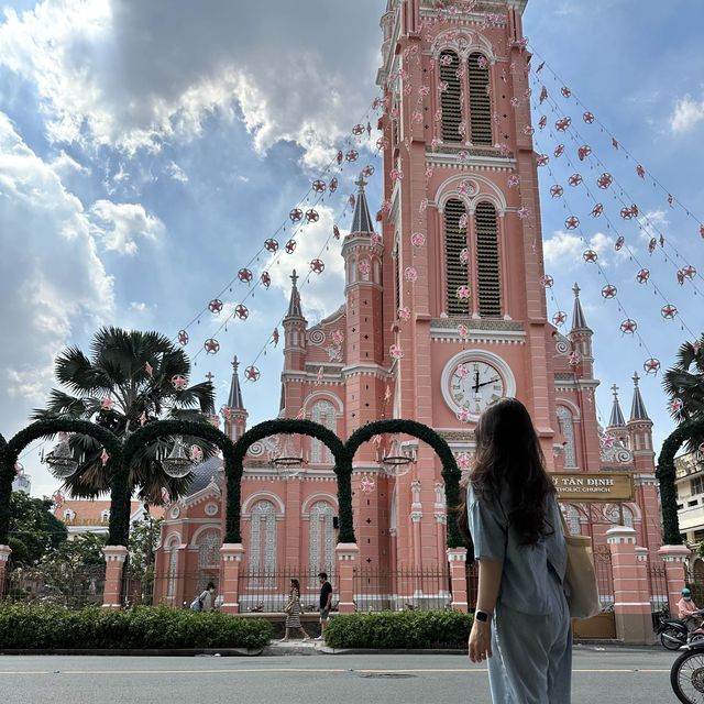 호치민에서 꼭 가봐야 할 떤딘(핑크)성당 💗💒