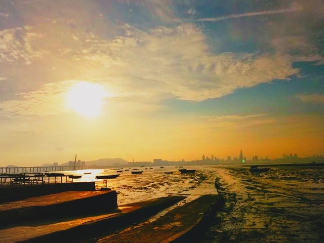 香港數一數二靚日落｜流浮山