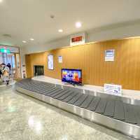 真冬の利尻空港の発着