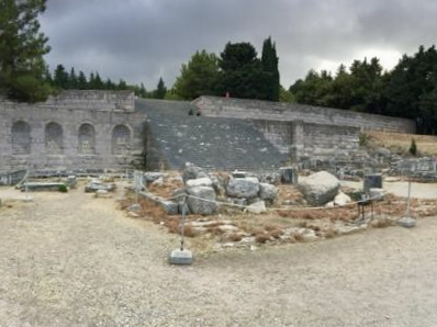 Historical visit at Asclepeion of Kos, Greece