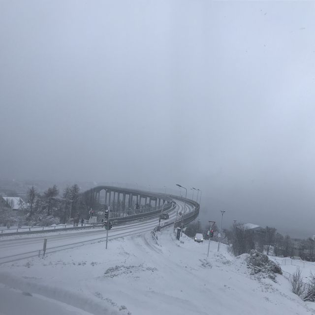 Cantilever bridge in Tromsø