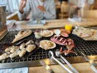 【能登半島】能登食祭市場で浜焼き🦪