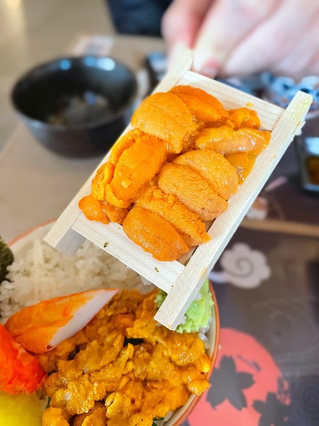 旺角滿瀉鮮甜海膽丼飯🤤