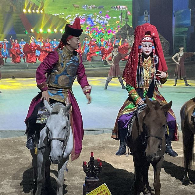 Beauty of Mongolian Nadam Fair on display.
