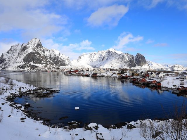 挪威羅弗敦群島雷訥漁村