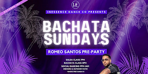Bachata Sundays-Romeo Santos Pre Party (San Francisco) | The Cigar Bar & Grill