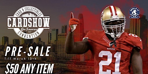 Frank Gore at Cow Palace Card and Collectibles Cardshow Convention SF | Geneva Avenue