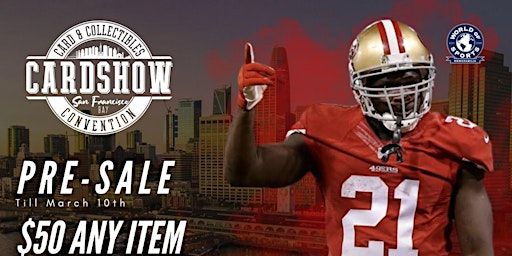 Frank Gore at Cow Palace Card and Collectibles Cardshow Convention SF | Geneva Avenue
