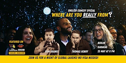 WHERE ARE YOU REALLY FROM? Standup Comedy Special in English - Berlin | Karakas