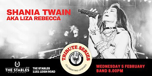 Tribute Series: Shania Twain AKA Liza Rebecca | The Stables Events Venue & Secret Garden Leigh Road, Matakana Country Park, Matakana, New Zealand