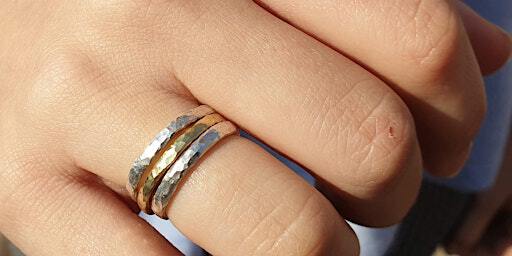 Make your own eco-silver and brass stacker rings | Sarah Drew Jewellery Studio