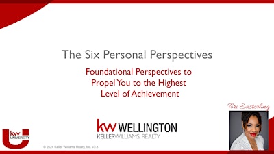 KW's The Six Personal Perspectives by Tori Easterling | Keller Williams Realty Wellington