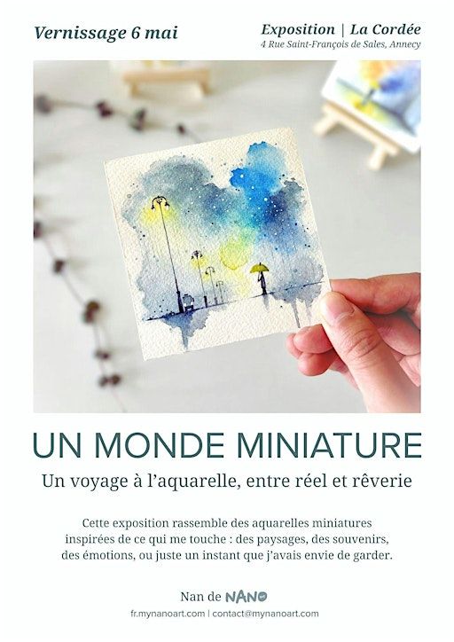 Vernissage - Un monde miniature | La Cordée - coworking & salles de réunion Annecy
